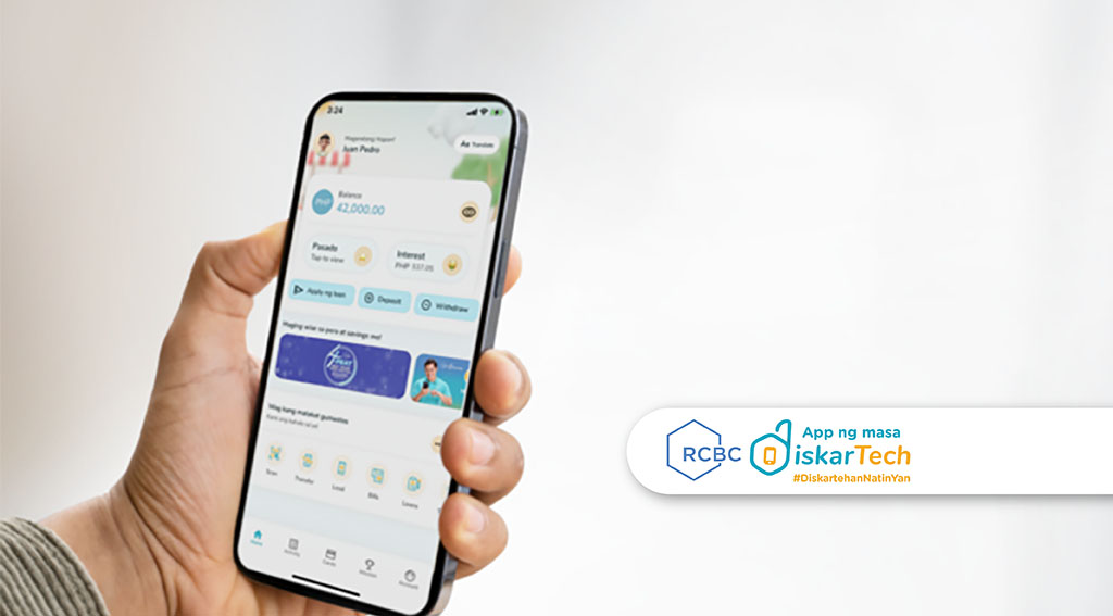 RCBC DiskarTech Sees 79 Deposit Growth Bill Payments Up 114