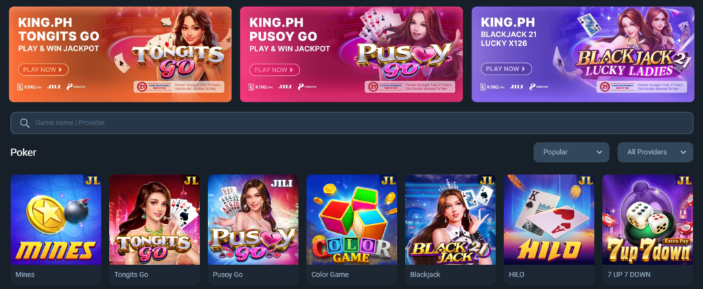 King casino l Top Online Casino Philippines 2024 | Win Big with Real Money Games