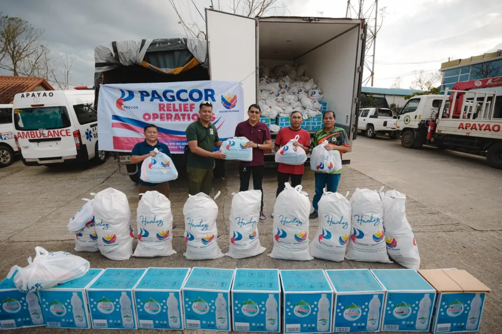 PAGCOR delivers 21,000 relief packages to Northern Luzon