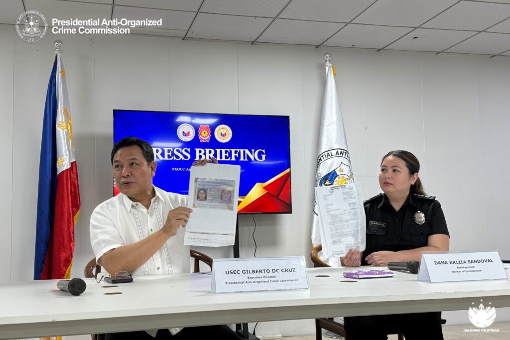 Travel agency employees posed as PAOCC agents to solicit bribes from POGO-linked family members