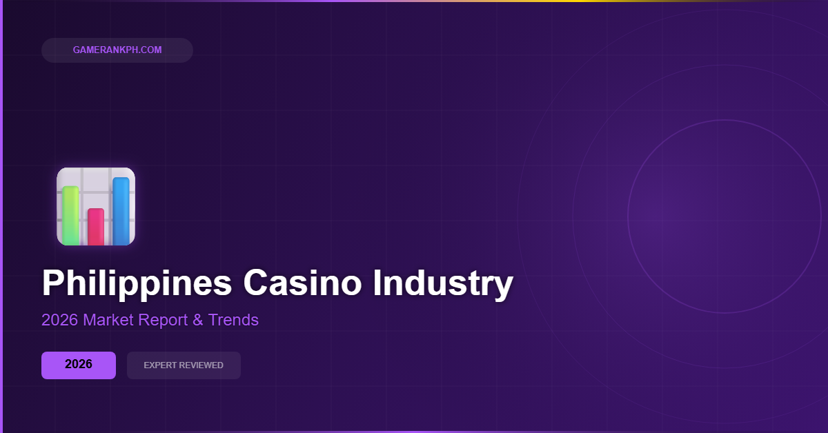 Philippines Online Casino Industry 2026 Market Report GameRankPH