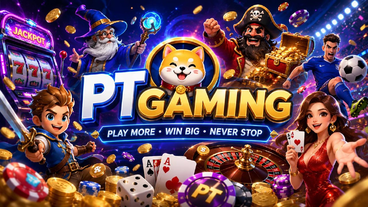 PT Gaming Philippines online casino games banner - Play More Win Big Never Stop